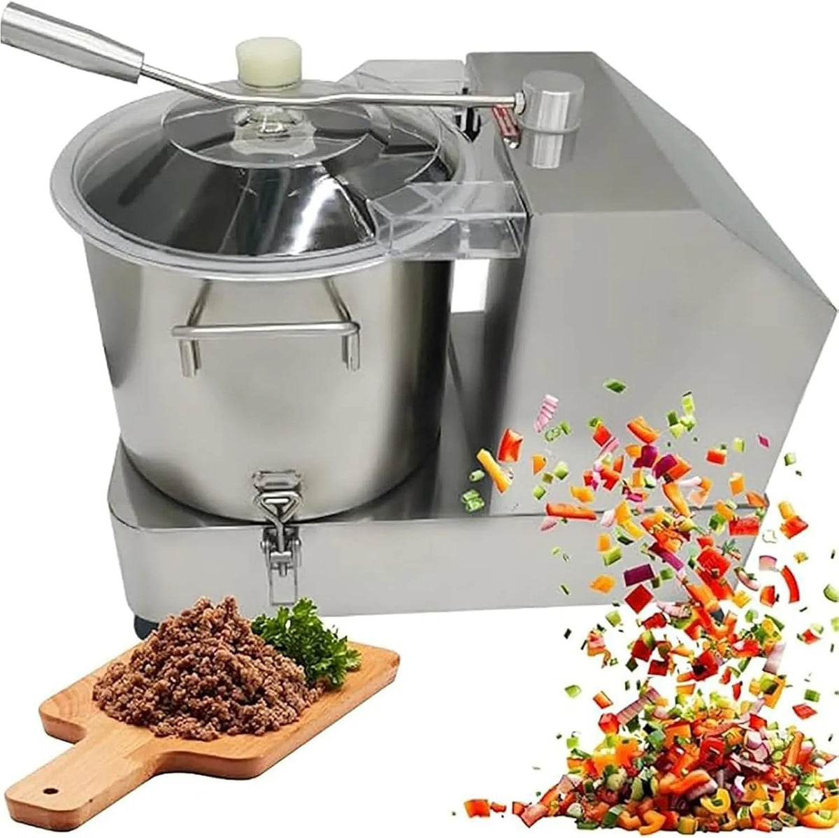 Keukenmachine, 6L, groenten, noten, multifunctionele groentehakker