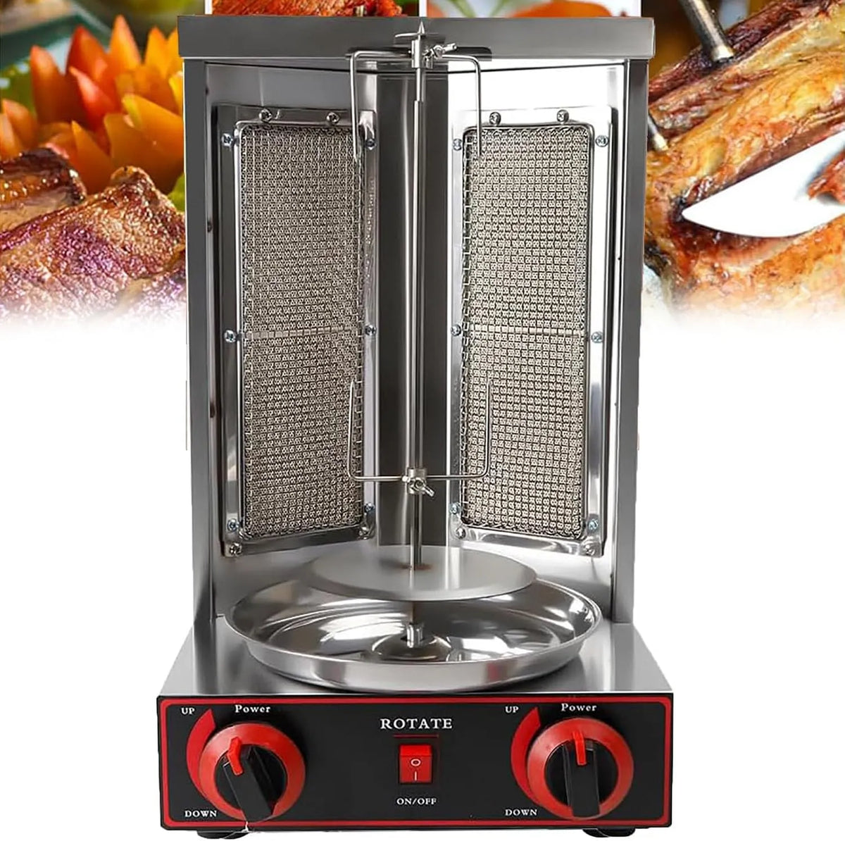 Inbouwoven met 300 x 300 x 490mm, 50-350°C, 110V, regelbare thermostaat en RVS