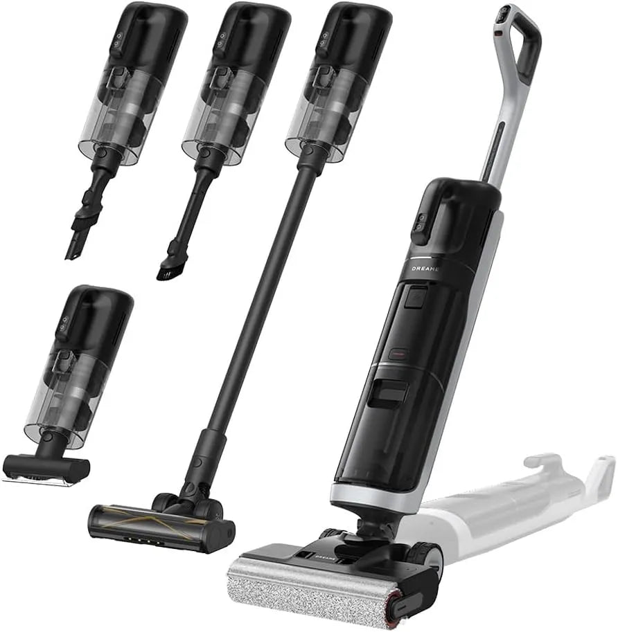 Dreame, Stofzuiger, 5-in-1, plat, slimme dosering