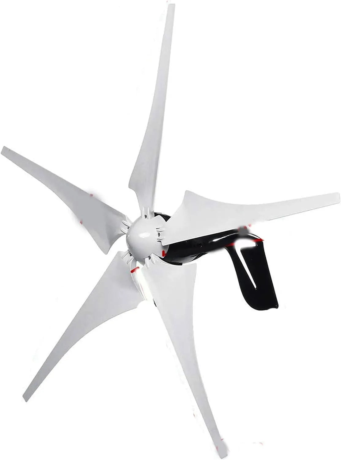 Generator met 220V, 3500 W Laag Geluid AC 5-Blads Windturbine Generator met MPPT-Controller, 12V, 3500 W en Boten, voor Thuis
