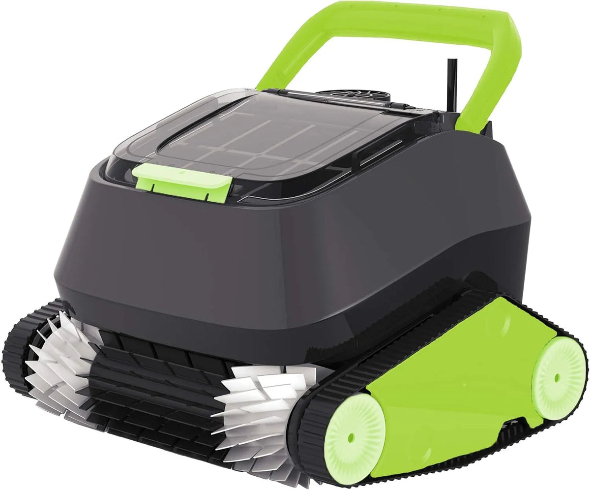 Zwembadrobot, 8streme zwart Pearl Inground robotstofzuiger voor zwembad, gemakkelijk bovenbelastend 7 kwart filter, wandklimmen en schrobben, gratis