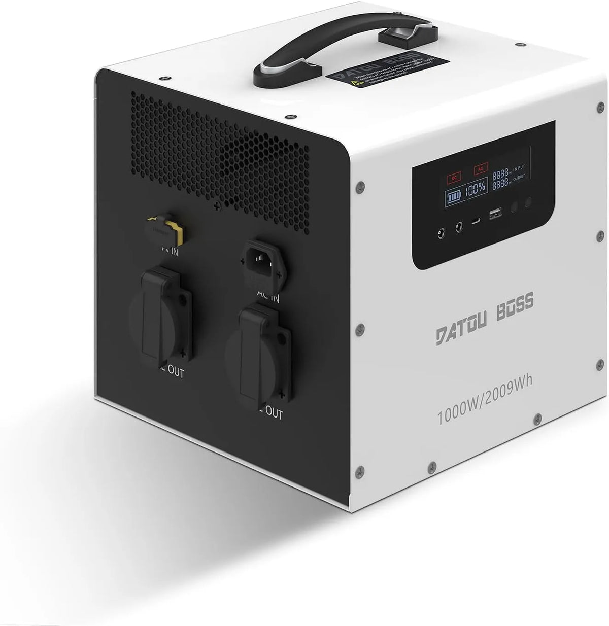 Draagbaar powerstation, LiFePO4-batterij, 2009Wh, 1000 W, 1500 W, 550 W