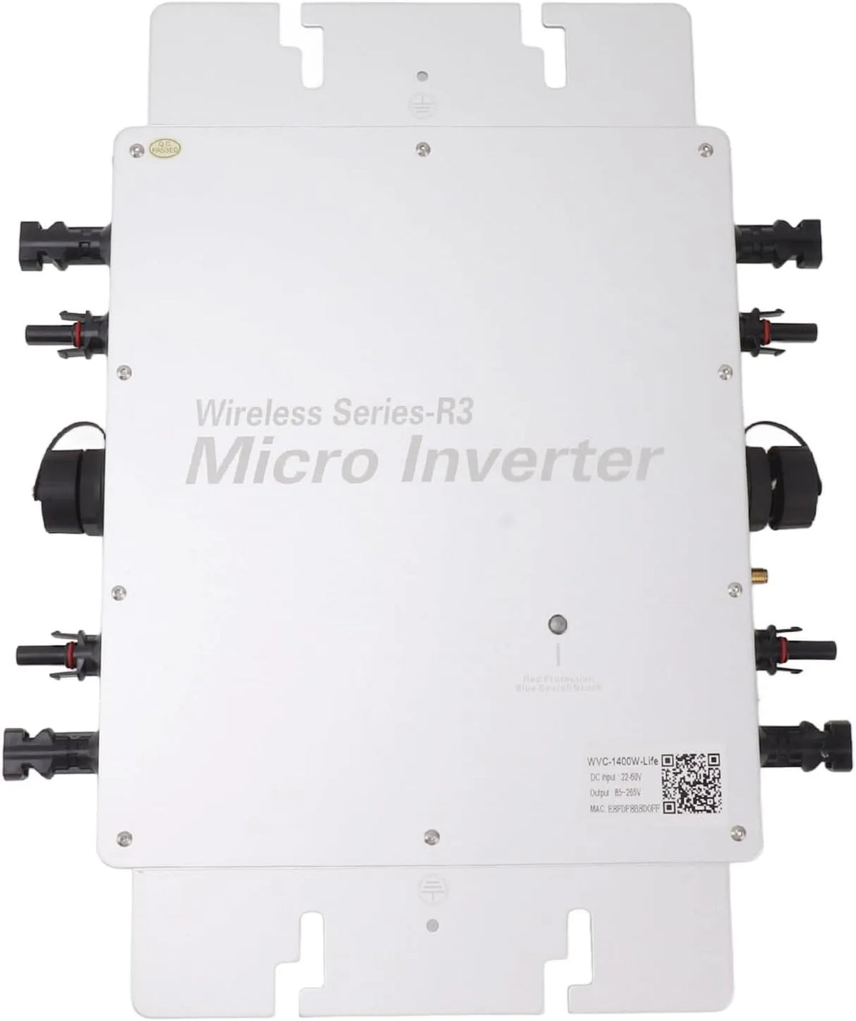 Spanningsomvormer, 1400 W, IP65, WiFi-bewaking, Zonne-energiesysteem