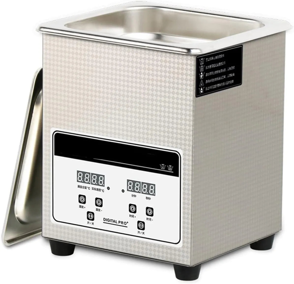 Ultrasoonreiniger, 2L, Timer, Professionele 2L Ultrasone Reiniger Sieradenreiniger