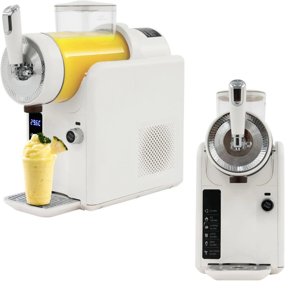 Machine met 42,9 x 19 x 39,9 cm, 46,5 x 45 x 25,2 cm, 30-45 minuten, 18-25 minuten, 65 dB, 220-240 V, 50-60 Hz en 0,9 A