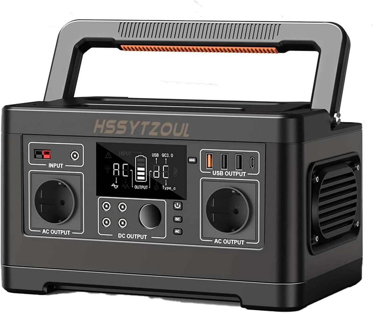 Draagbare Krachtcentrale 520WH 230V 500 W Zonnegenerator Noodstroomgenerator Batterij Voor Kamperen met 520WH, 500 W en 140400Mah