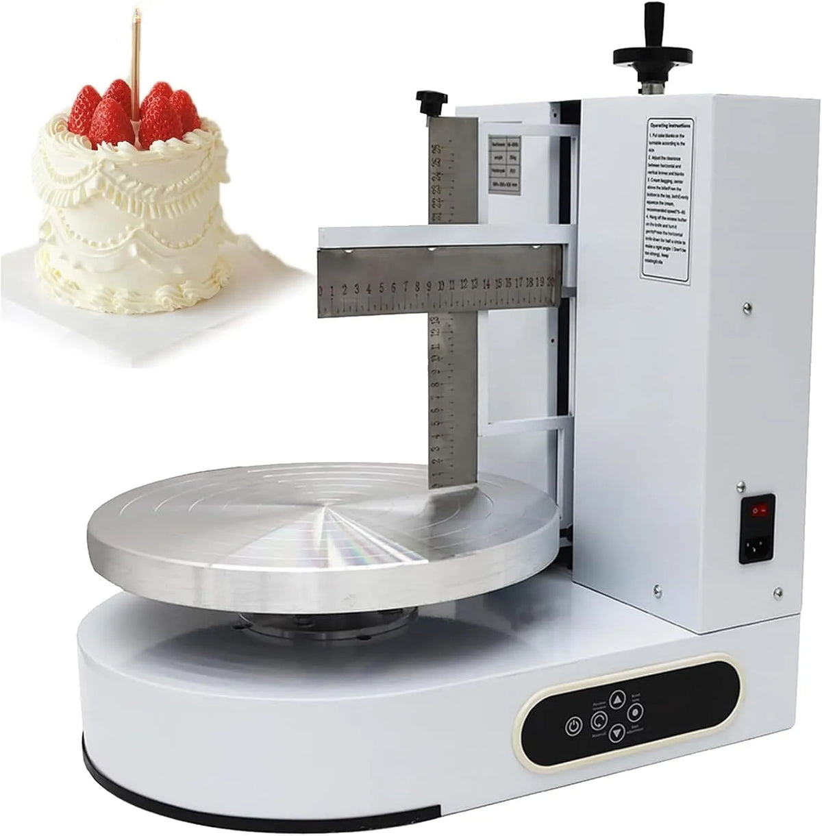 Machine met 200 W, 4-12 inch, RVS en aluminium, 25-320 omw/min
