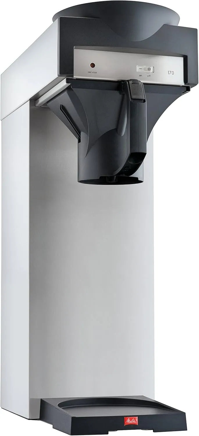 Espressomachine, 170 Mt, RVS/Zwart, Voor Thermoskan, Melitta Koffiezetapparaat