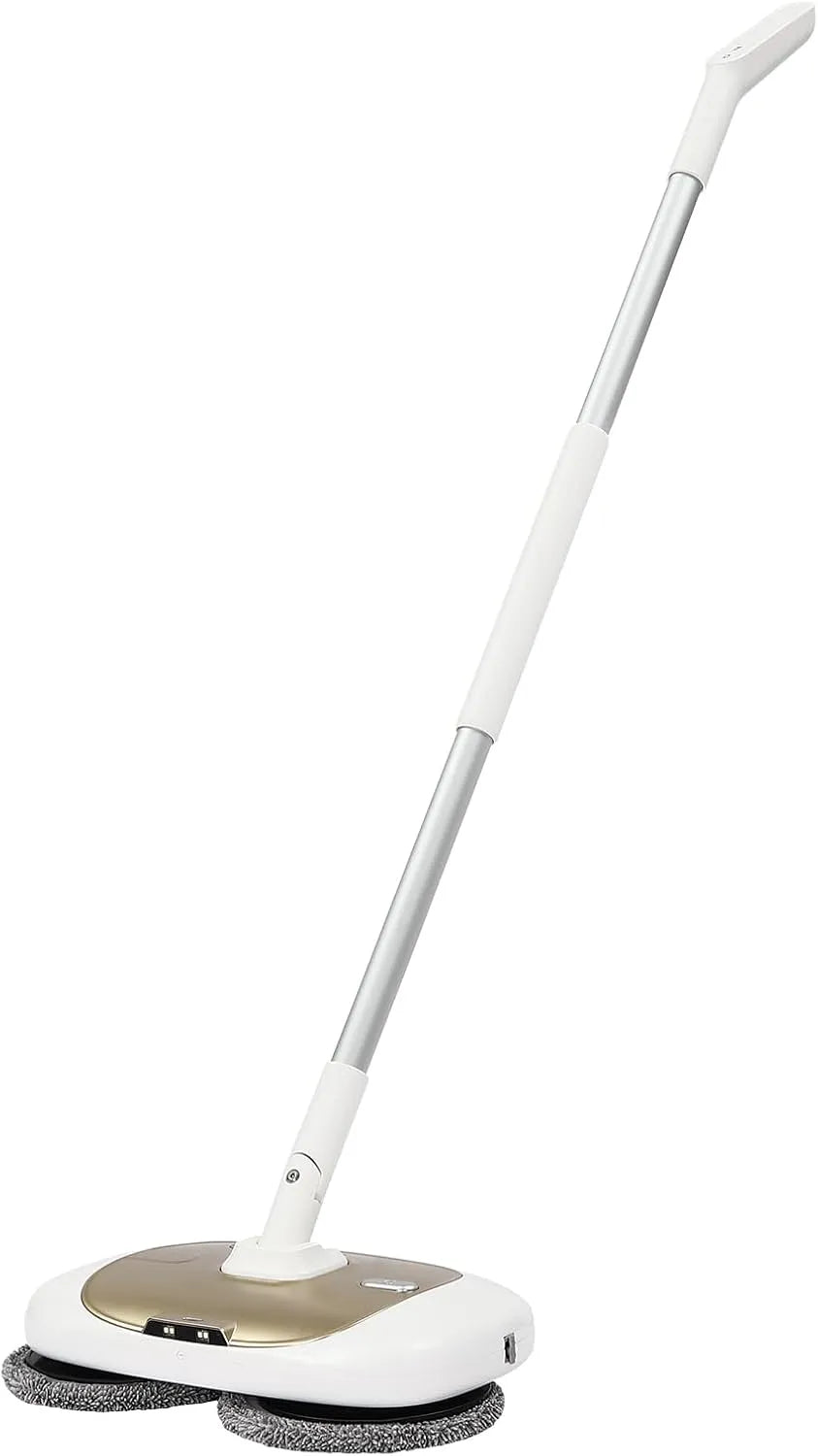Vloerreiniger, 400 ml, 150 tpm, elektrische vloerwisser, elektrische bezem, handheld wisser met reinigingsemmer, waterreservoir voor het reinigen