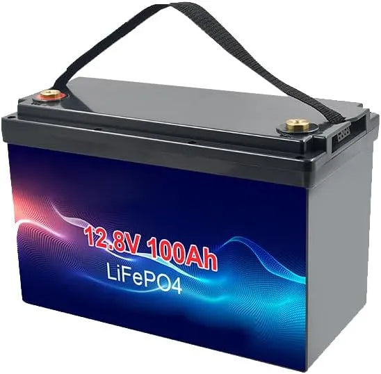 12,8V 100Ah LiFePO4 lithium-ijzerfosfaatbatterij met ingebouwd BMS LiFePO4 met 12,8V en 100Ah