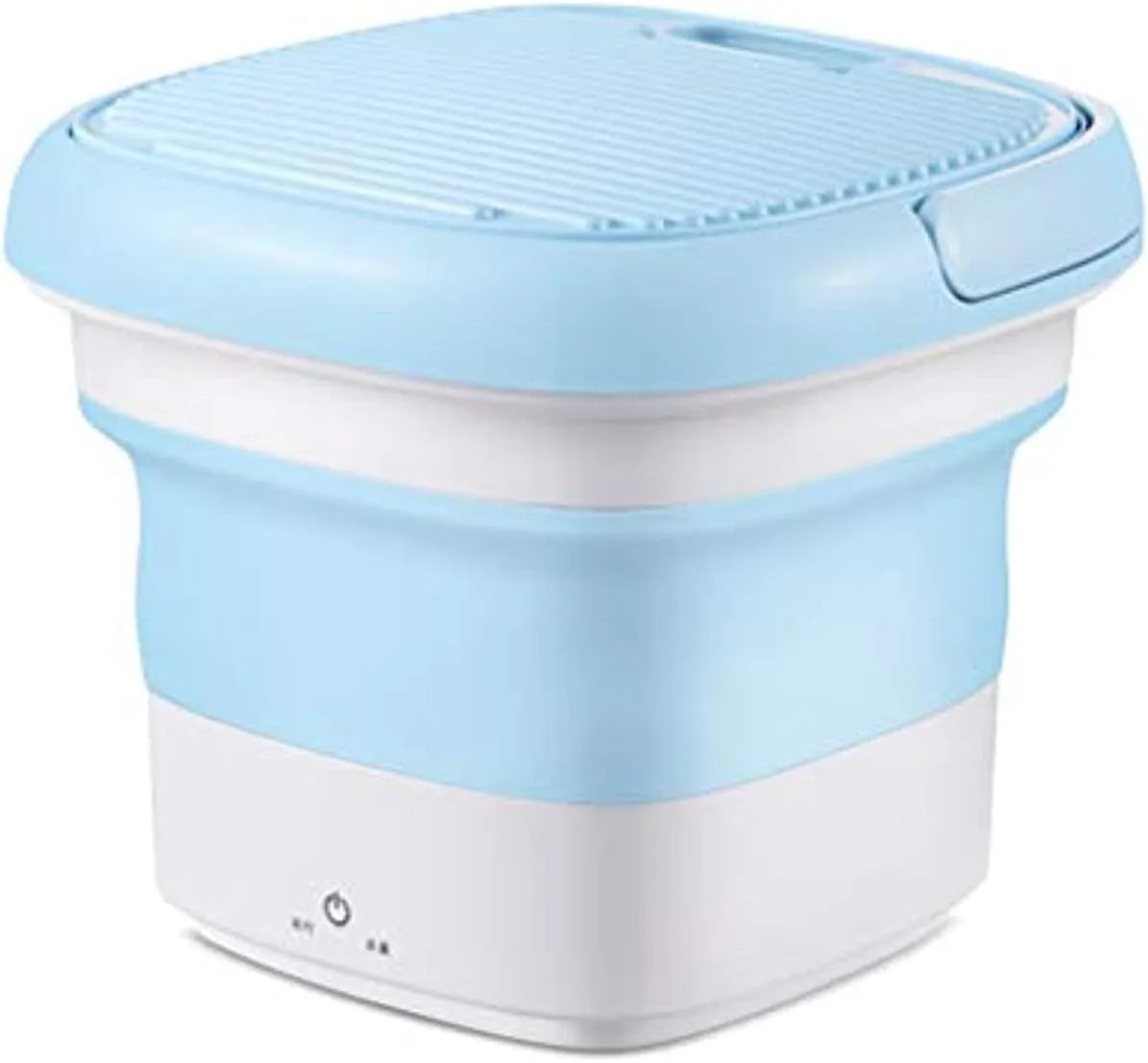Wasmachine met 22 seconden, 74 seconden en 14 minuten, mini vouwende wasmachine met handvat