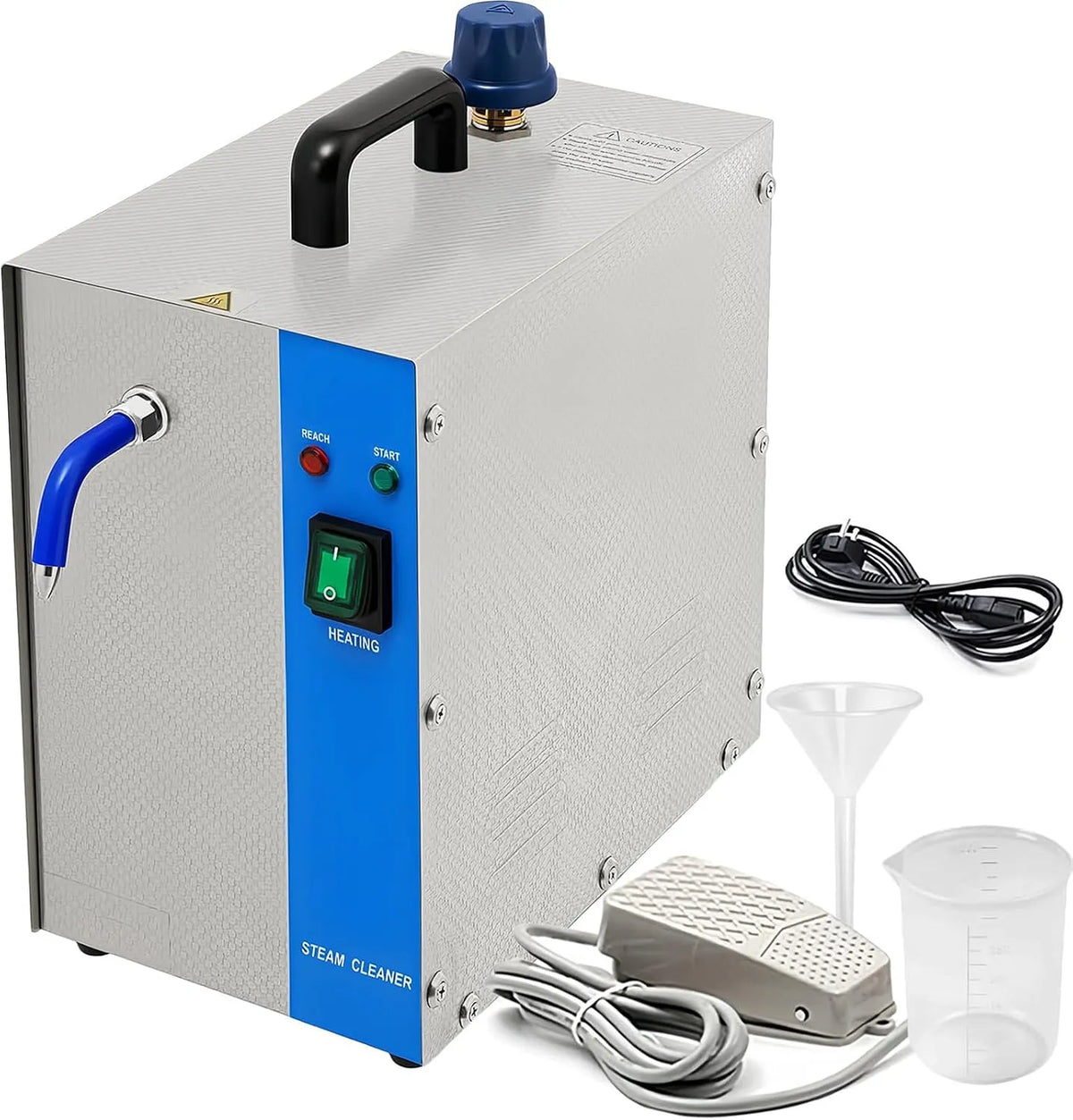 Stoomreiniger, 2L, Juwelierszaken 220V, Stoomreiniger 2L RVS Commerciële Stoom Sieraden Zilver