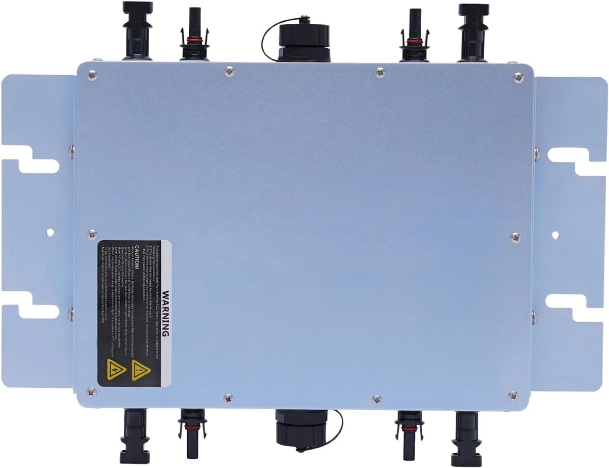 Spanningsomvormer met 1200 W, 220 V, zonne-energie, aluminium en blauw
