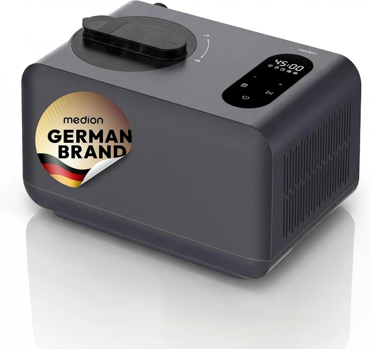 Machine met 1,5 L, 0,9 L, digitaal display, aluminium en accessoires inbegrepen