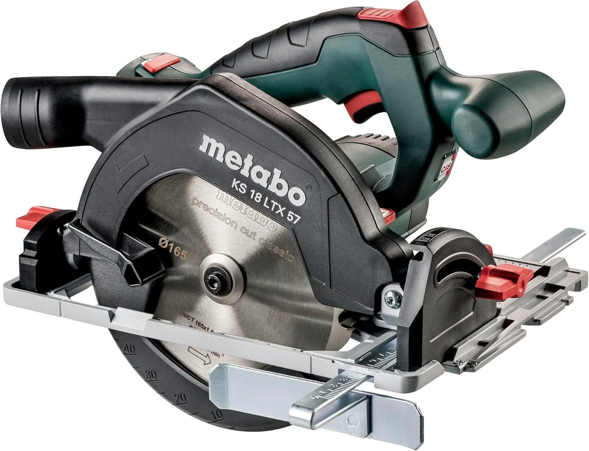 Cirkelzaag, 18V Cirkelzaag voor Hout, Metabo KS 18 LTX 57 Akku-Handkreissäge