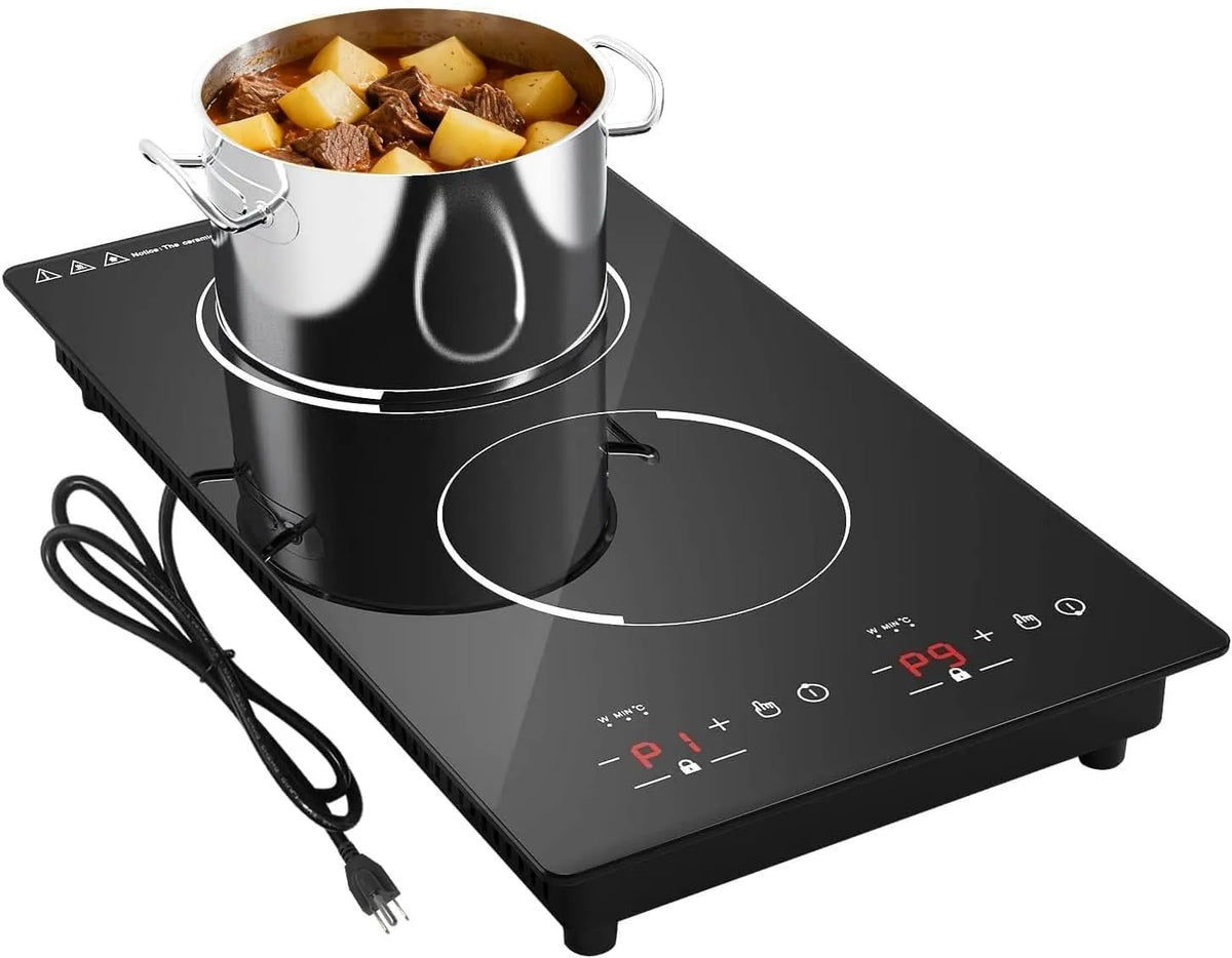 Kookplaat met timer, 110 V, 27,9 cm, 30 seconden, 80 °C, 240 °C, 120 minuten en 30,5 cm