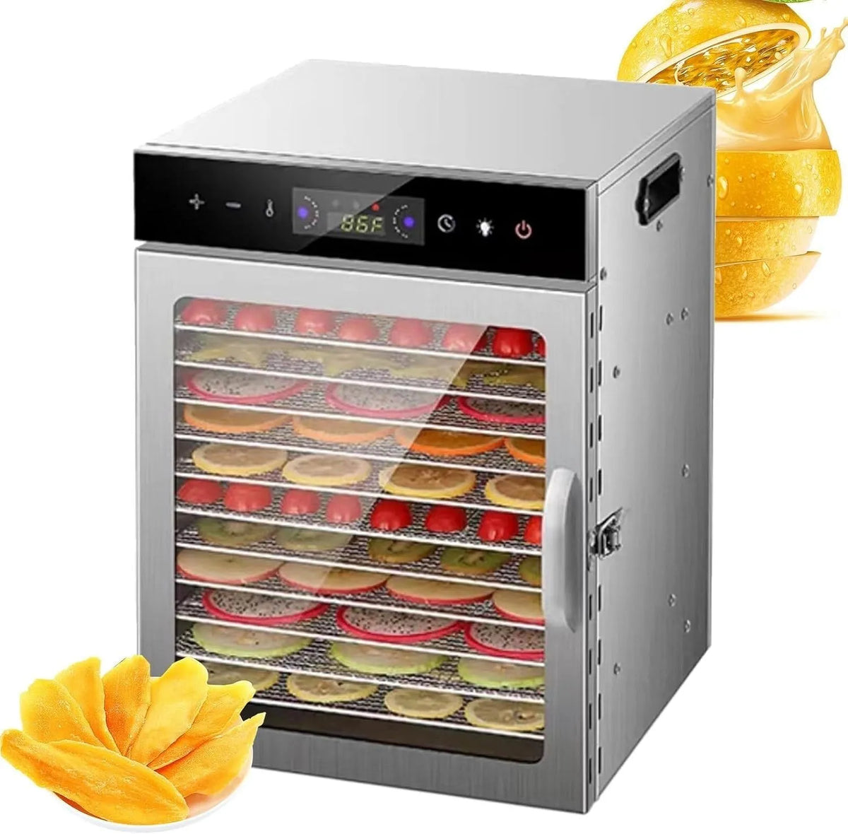 Vaatwasser met 24 uur, timer, 90 °C, geluidsarme werking en RVS