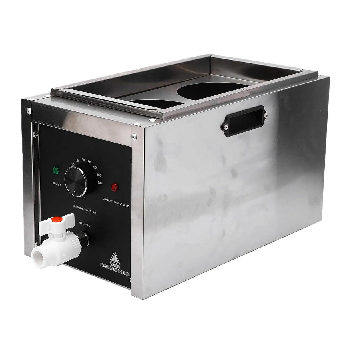 Machine, 10L, Dubbele Gaten en 2 Roestvrijstalen Manden, Restaurantknoedels Wontons EU-stekker 220V