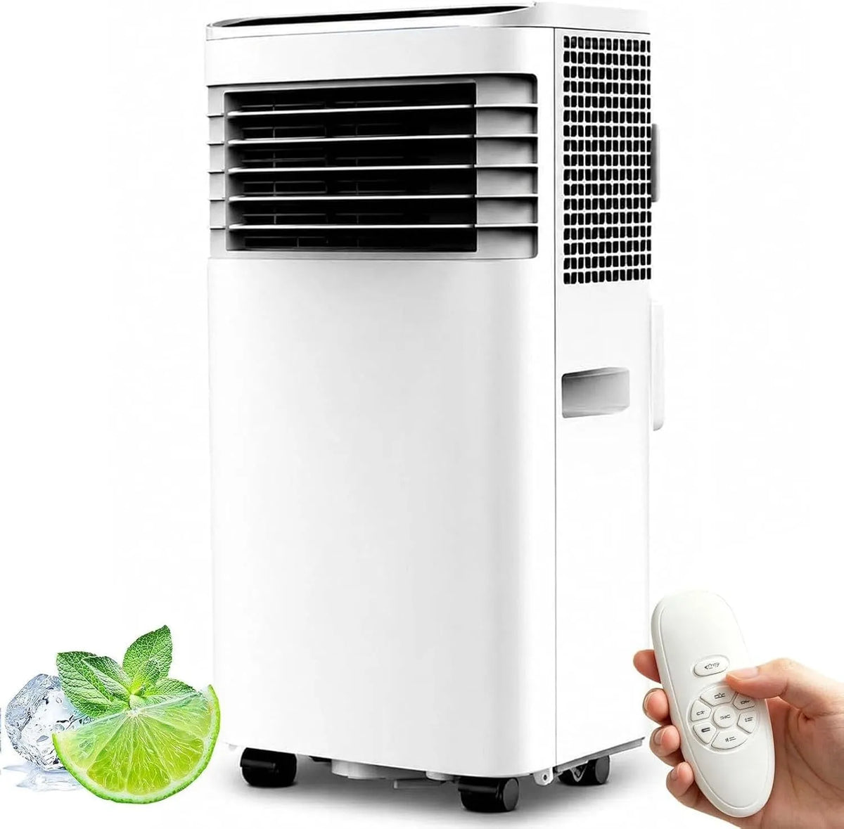 Mobiele airconditioner en Luchtontvochtiger, 6000 BTU, 3-in-1, 6000 BTU