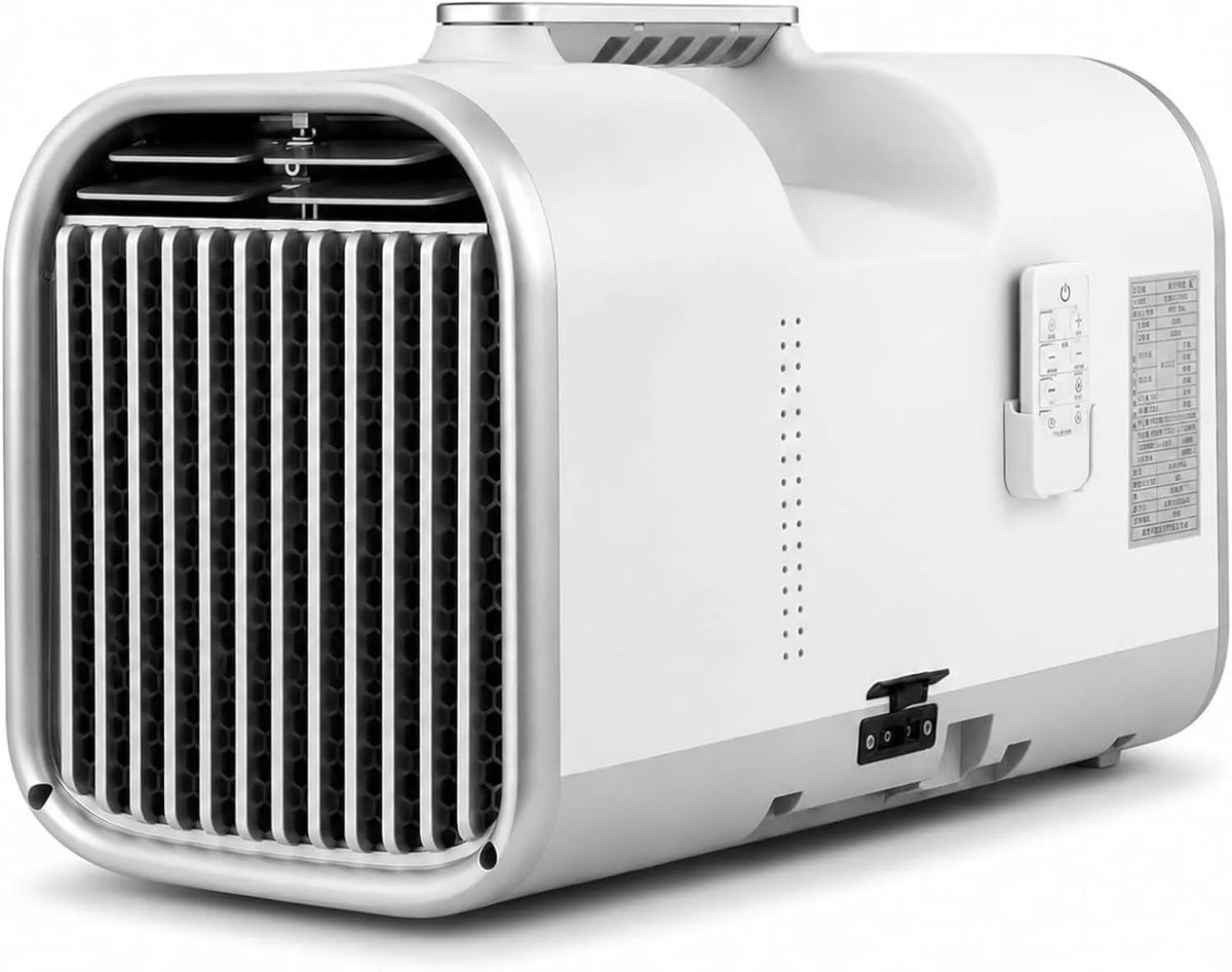 Mobiele airconditioner en Luchtkoeler, 1300 W, Draagbare Airco 4400 BTU 4-in-1 Mobiele Luchtkoeler, 42 dB geluidsarm Ventilator voor Kampeertent