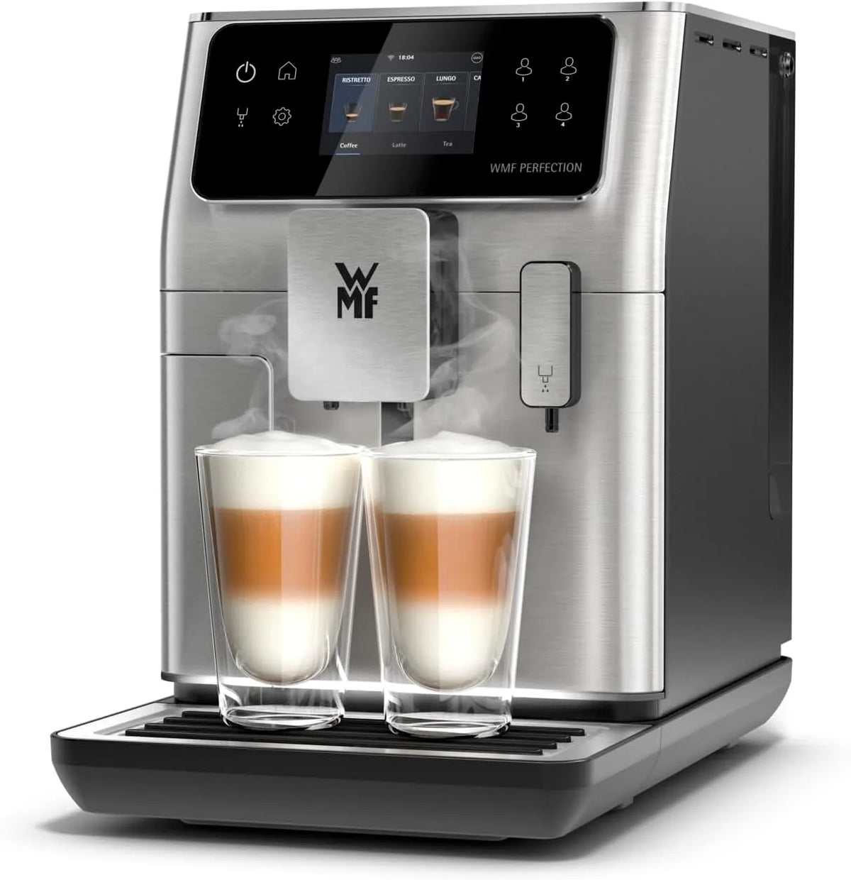 Espressomachine met wifi, 41 x 25 x 37,1 cm, 15 bar, 1550 W, 3 l, 680 ml, aanraakbediening en waterreservoir