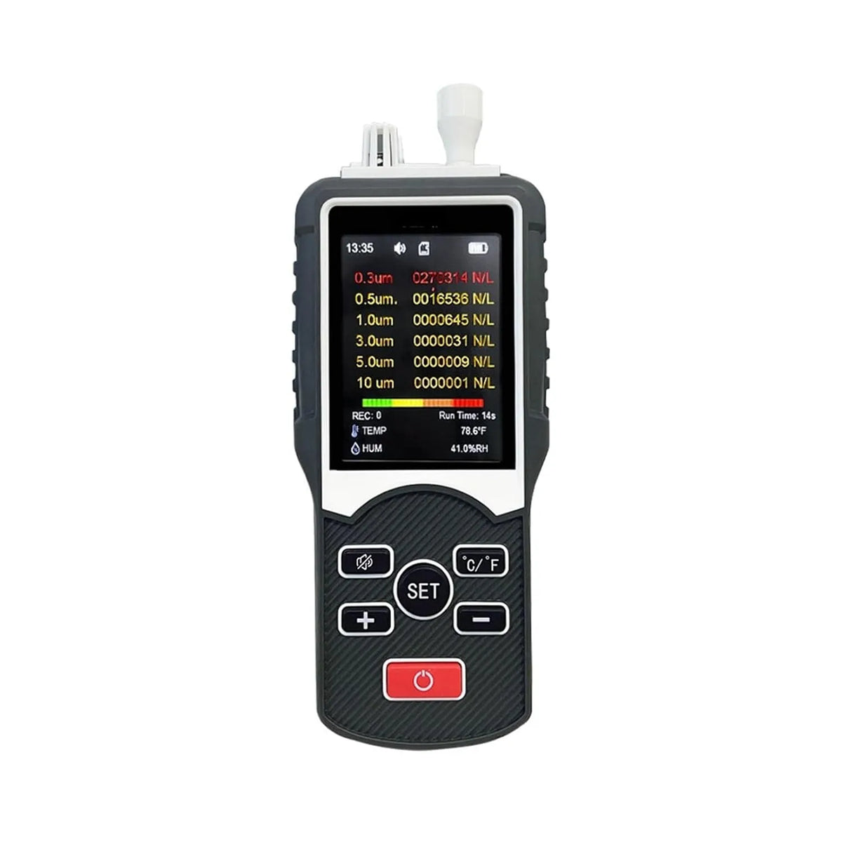 Luchtkwaliteitsmeter, PM2.5, CO2-detector, Luchtkwaliteitsmonitor, luchtkwaliteitstester