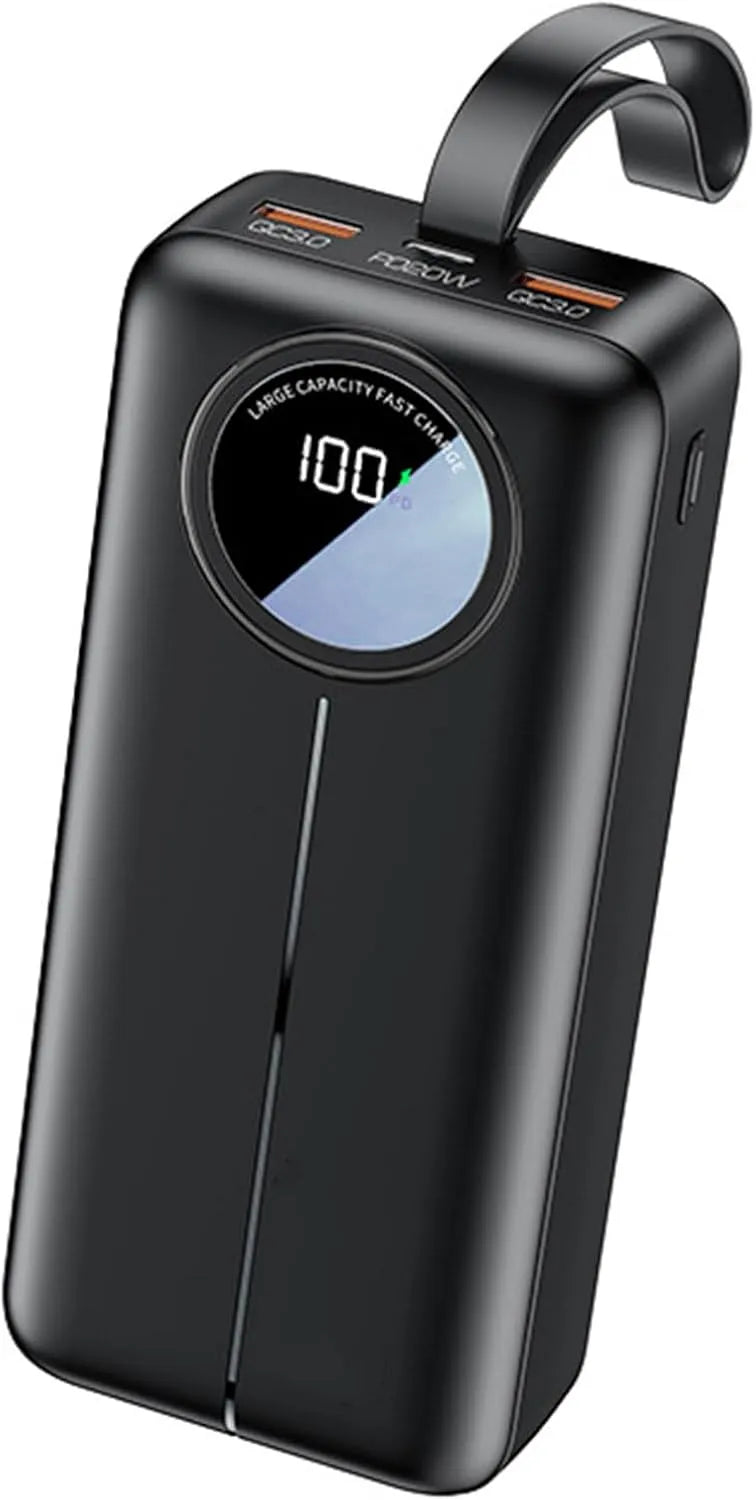 50000 Mah mobiele voeding met grote capaciteit 2A PD22.5 W snel opladen is geschikt voor mobiele telefoons en tablets,40000mah PD22.5 W met 50000 Mah