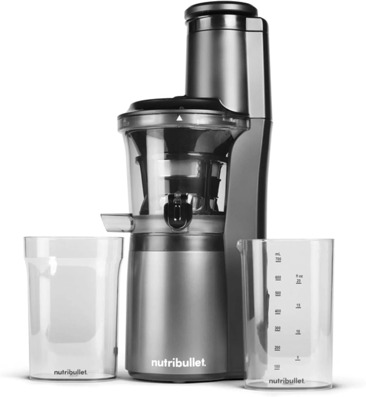 Nutribullet Slow Juicer NBJ500 Koudsap NBJ500 met 150 W, 887 ml, 700 ml, geluidsarme werking en zwart