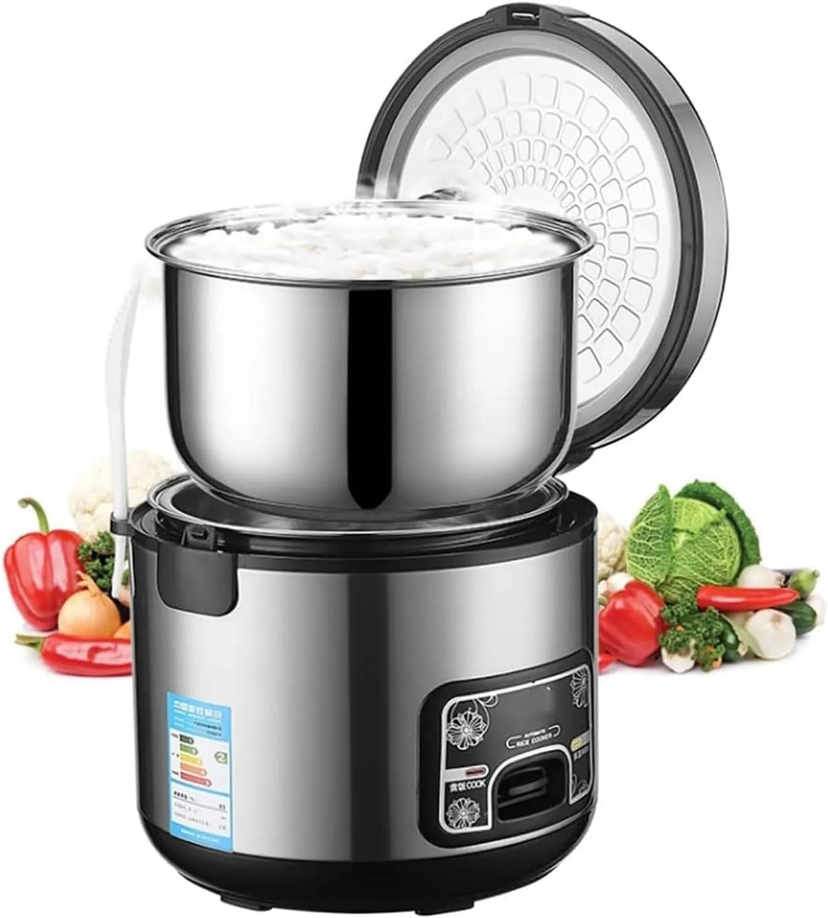 RVS binnenpan, 2-5L, 220-240 V, 4L, 400 W: geschikt voor 1-2 personen. 3