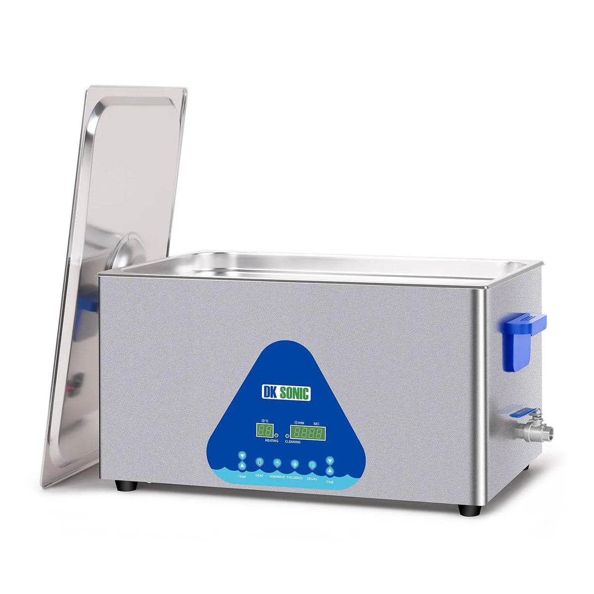 Geluidsreiniger met Verwarming, 22L 480 W Geluidsreiniger met Verwarming & Timer, Carburateurs, Digitale Bediening voor Motoren, Kettingen Inclusief