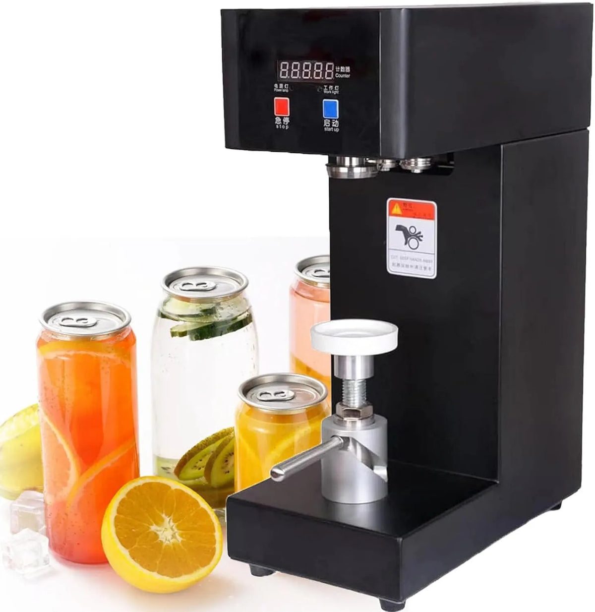 Cup Sealer Machine, Voor Thee, Frisdrank, Bier Inblikken, In hoogte verstelbaar, Commerciële