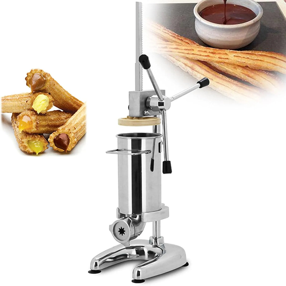 Commerciële Donut Machine met 2L, 190 x 230 x 700 mm, 190 x 230 x 830 mm en RVS