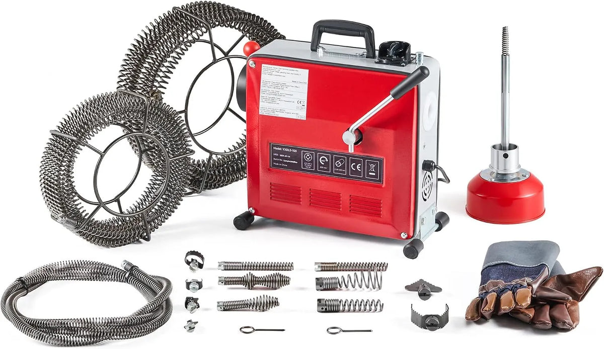 Reiniger met 850 W, 10 mm, 16 mm, 22 mm, 20-200 mm, 450 rpm en 130 °C