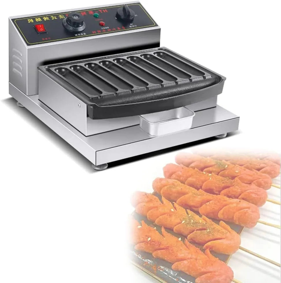 Machine stick-8 met 380 x 430 x 220 mm, 350 x 280 mm, 190 x 33mm, 740 x 430 x 220 mm, 1100 W, 50 Hz en 50-300 °C