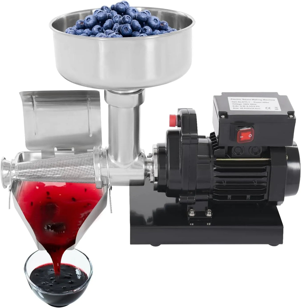 Tomatensaus machine, commerciële tomatenzeep, jam, freesmachine, tomatensausmachine, tomatensaus voor tomatensaus aardbeiensaus
