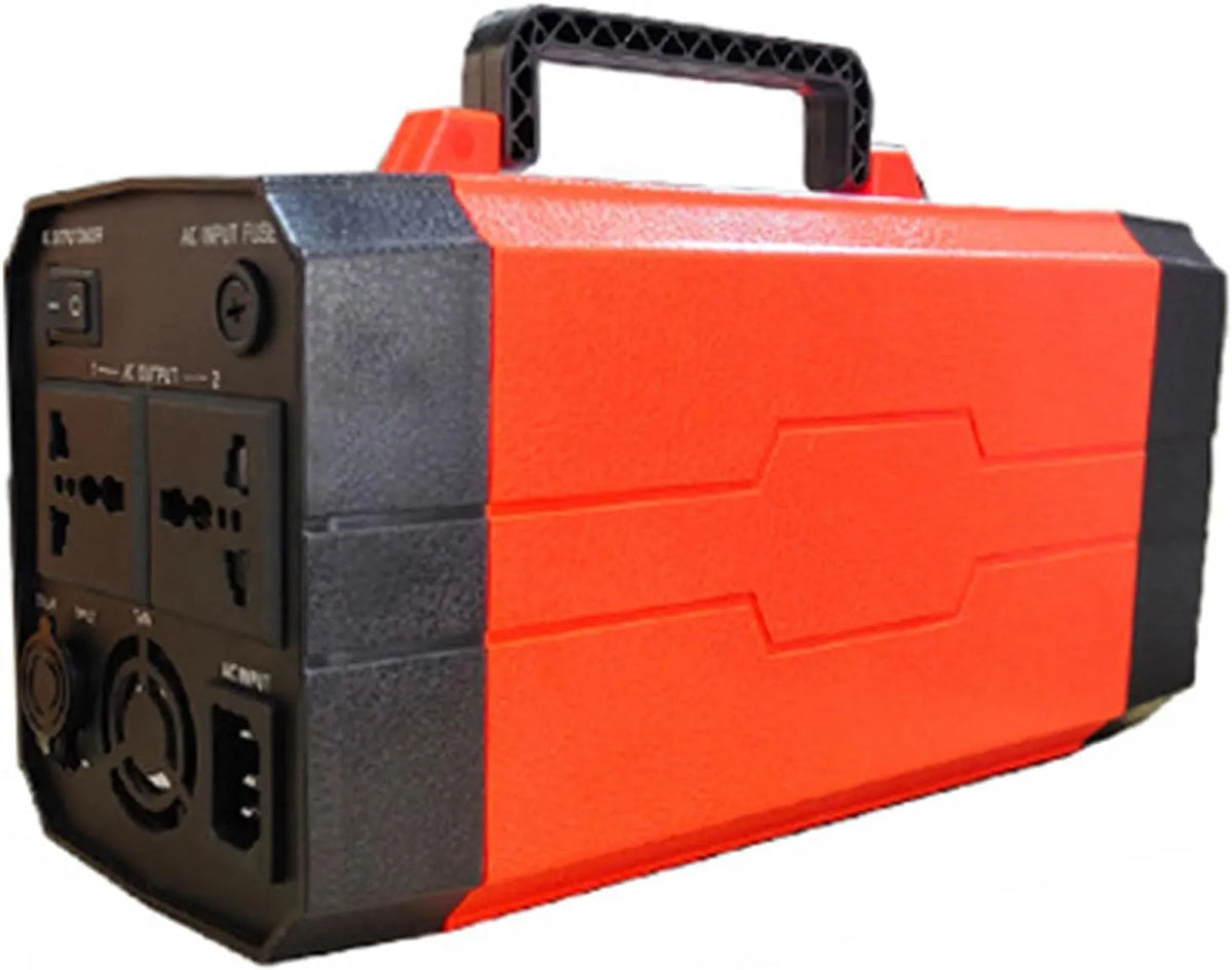 Draagbare krachtcentrale 220V Orange-40AH met 220V, 500 W, 40AH en oranje