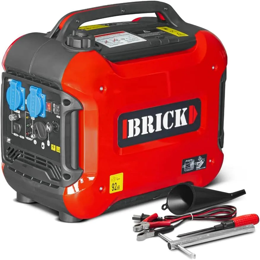 Generator, 2 stopcontacten Brick, geluidsarm inverter generator max. 1880 W