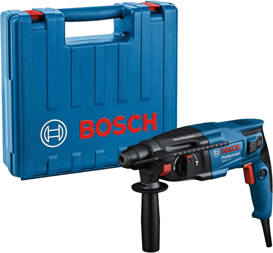 Bosch Professional, Boormachine, incl. extra handgreep, diepteaanslag, machinedoek, in opbergkoffer