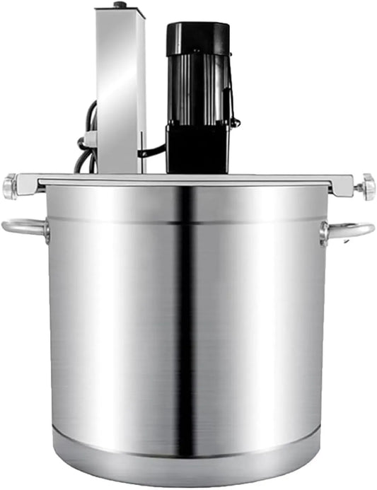 20 l, 25 l, Elektrische mixer, automatische pottenroerder met 4-bladige schraper, instelbare snelheid voor soep
