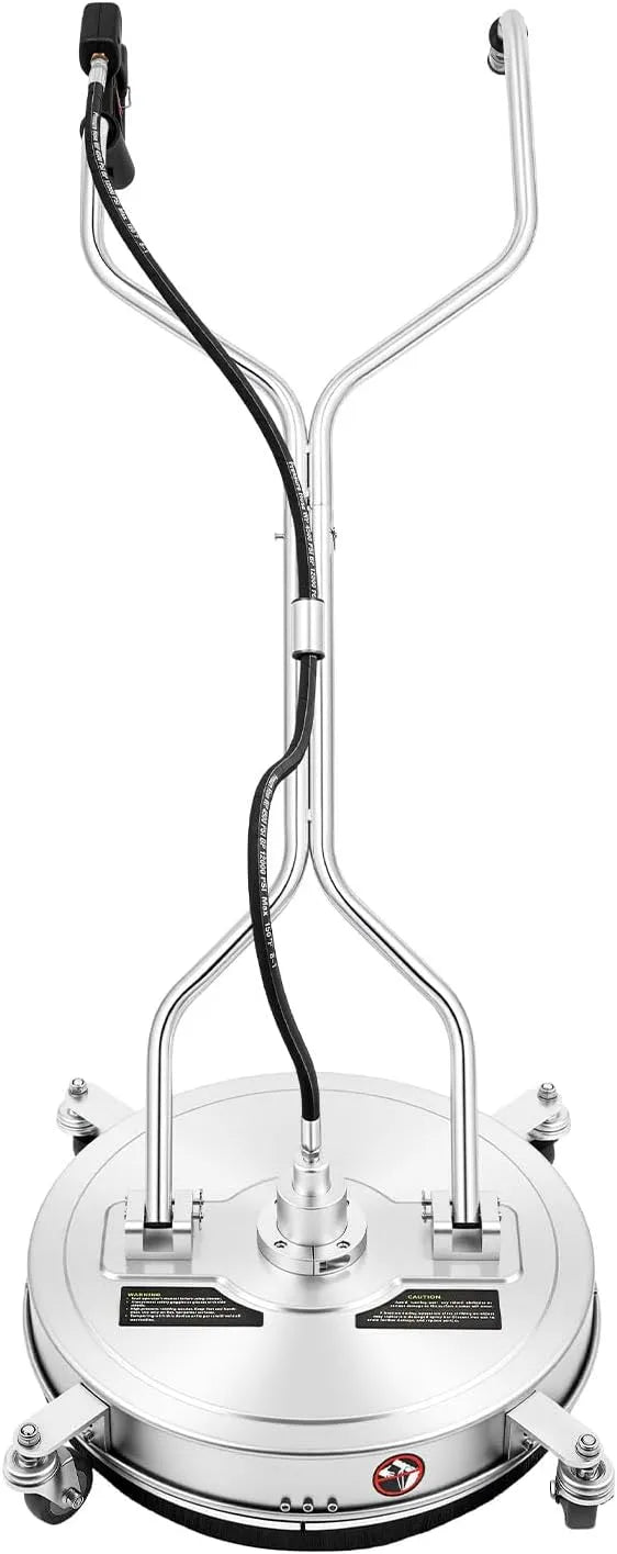 Vloerreiniger met 50,8 cm, 50 cm, 8 inch, 4 inch, RVS en zilver