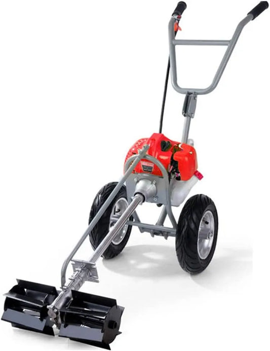 Grastrimmer met 42 cc, 6500 RPM, 1200 mm, 500 mm, 800 mm, 1-2 mm en benzineaandrijving