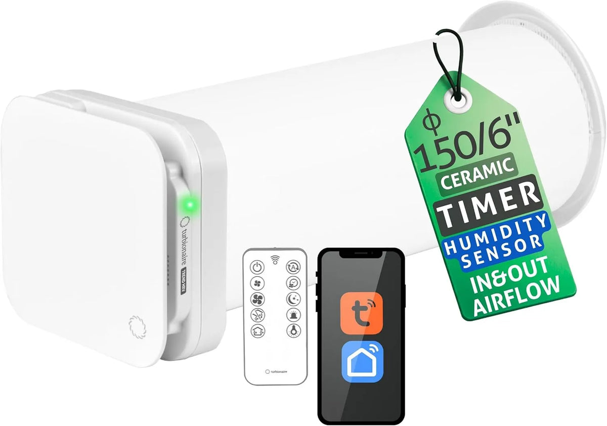 Tablet met 150 Mm, 8 Snelheden, Wifi, 21–34 dB, 1–6 W, 300–580 mm, timer en afstandsbediening