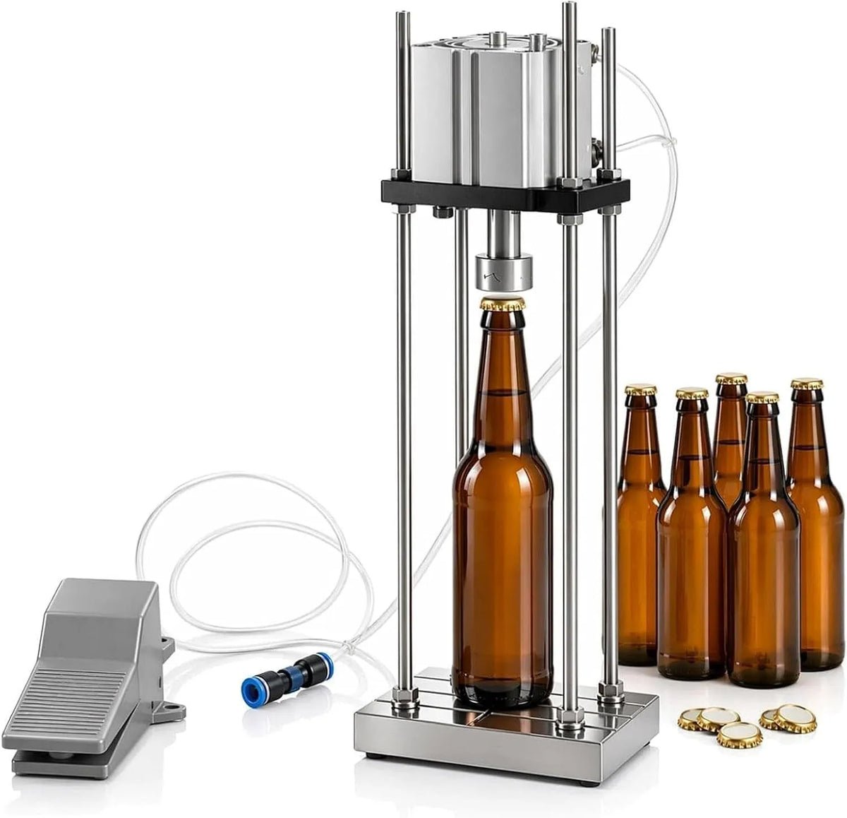Machine met 8 mm, 12 mm, 26 mm, 10 cm, 15 cm, 53 cm, 18 cm en 21 cm