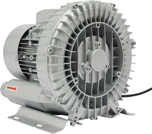 Ventilator, 370 W, 2800 tpm, wervelventilator, luchtuitwisseling, uitlaatgas, 80 m3/u, industriële ventilator, radiaalventilator, rookafvoer