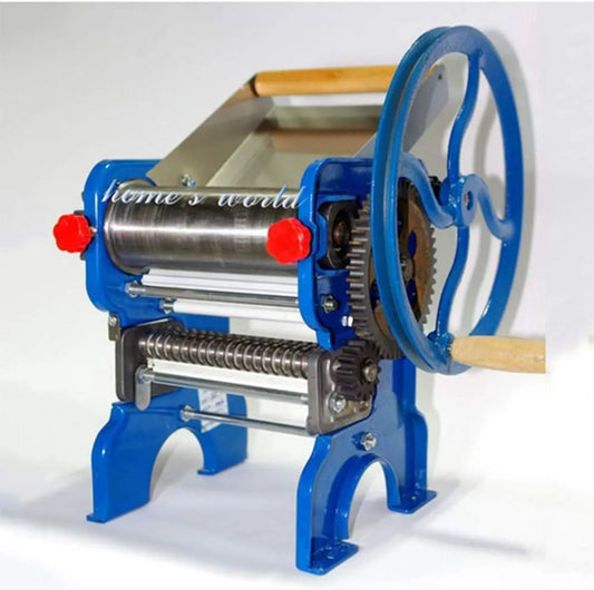 Machine, makermachine, noedelsnijmachine, noedelpers met twee messen
