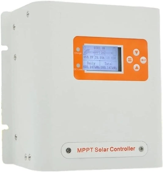 MPPT Zonnecontroller 30A Zonnelaad- En Ontlaadcontroller met 30A, 161 x 150 x 75mm, 25°C en digitaal display