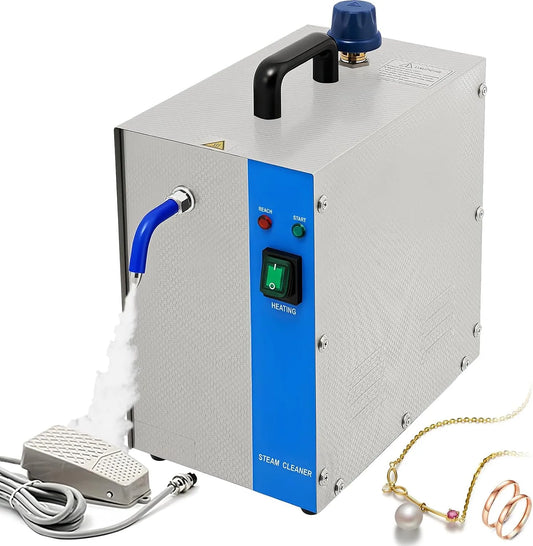 135°C, 2L, Stoomreiniger, voor Zilver, Hogedruk 135°C, 2L Capaciteit, 8-Min Warmte-Up, Sieraden