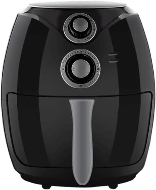 Airfryer met 3,5L, 32 x 32 x 37,5 cm, 110V, 240V, 1400 W, 50hz, regelbare thermostaat en roze