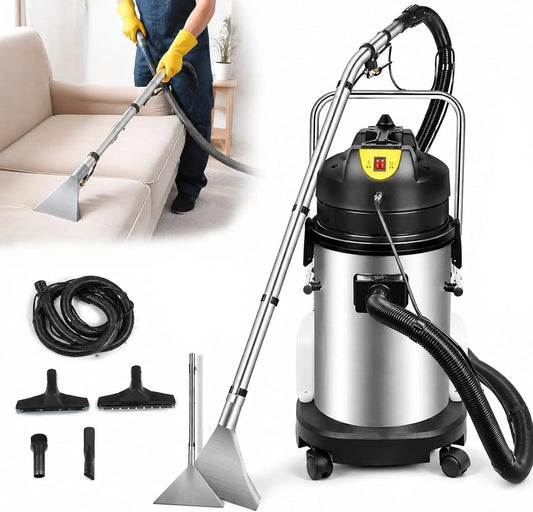 Reiniger met Professionele tapijtreinigingsmachine, 3-in-1 sproei-extractiereiniger