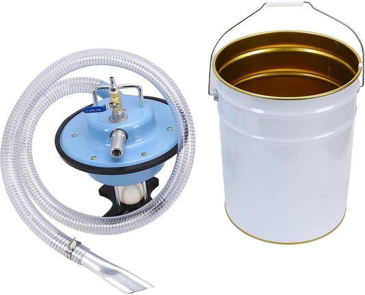 Nat- en droogzuiger met 20L, 3/8 inch, 360 l, 9,5 mm, waterreservoir, RVS, zonder netstroom en voor bouwplaats en werkplaats